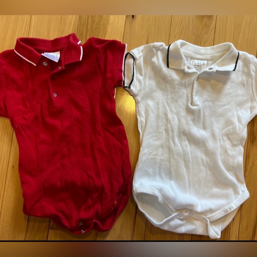 Boys 12 months polo onesie